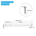 thumbnail image 2 of Unique Bargains 7 Inch Drawer Slides Plastic Guide Rails Side Mounted Rails with Mounting Screws, White 2 Pcs, 2 of 6