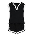 thumbnail image 3 of MAIHAN Womens Two Piece Outfits Summer Vacation Outfits for Women Shirt and Short Outfit Women 2 Piece Outfits Sets Casual Cotton Outfits Sets, 3 of 3
