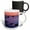 Multicolor, variant on 3drose, Usa, Oregon. Seal Rock State Recreation Site Sunset at Low Tide, 11oz Two-tone Red Mug