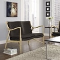 thumbnail image 5 of Ergode Makeshift Upholstered Fabric Loveseat - Natural Brown, 5 of 5