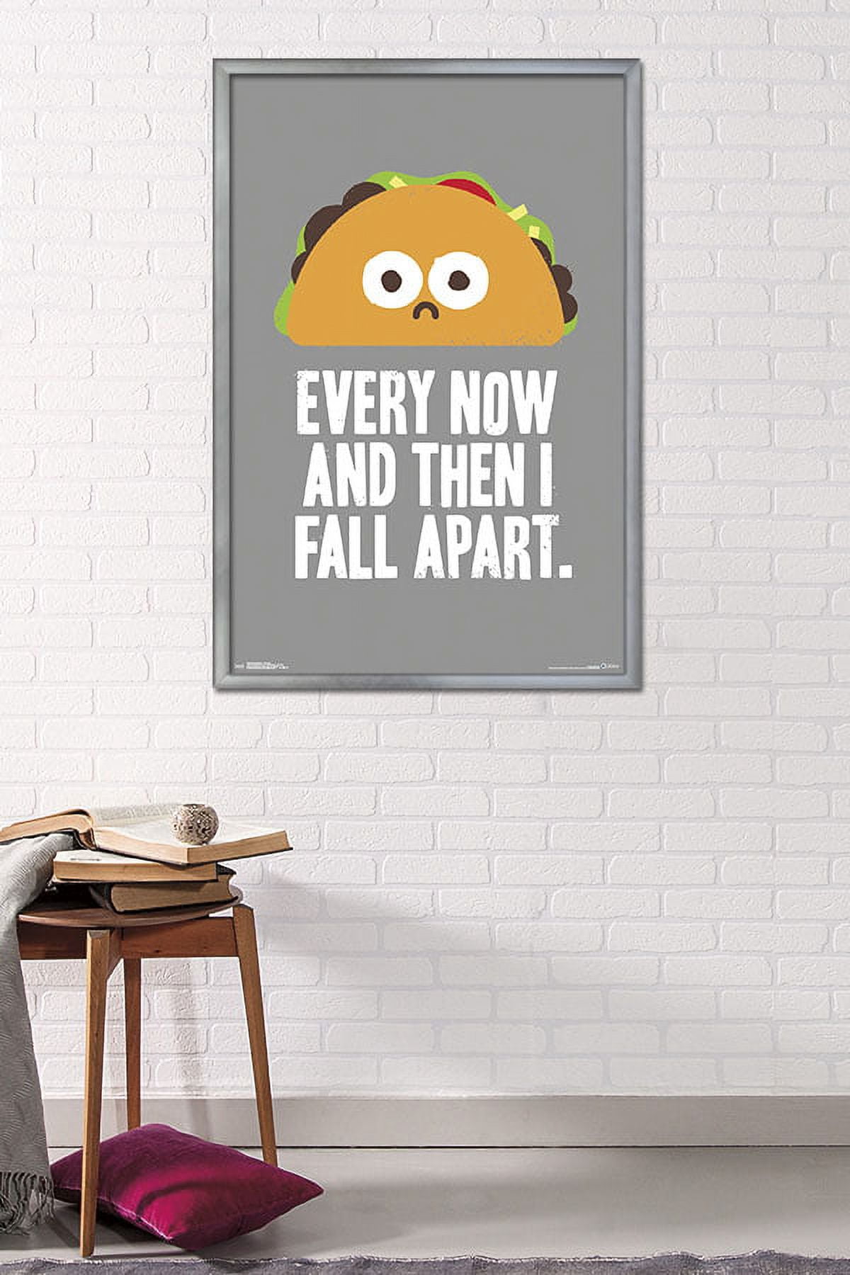 DaVid Olenick - Taco Fail Wall Poster, 22.375" x 34", Framed