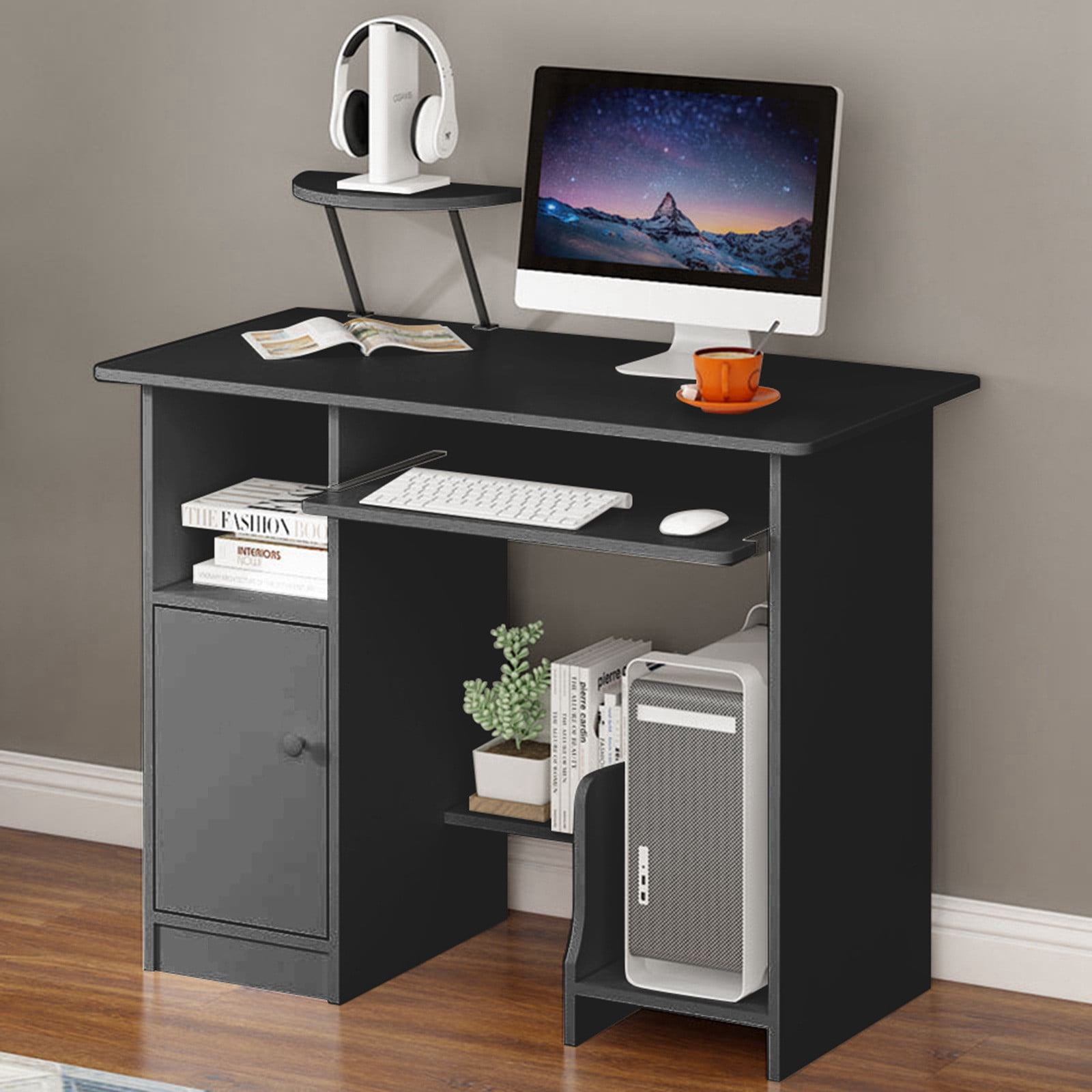 Home Desktop Computer Desk With Lockers Home Small Desk Dormitory Study Table Walmartcom Walmartcom