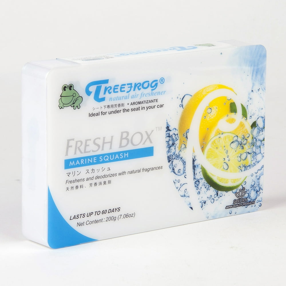 Tree Frog Natural Air Freshener 200g Jumbo Size Marine Squash Blue