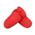 thumbnail image 1 of de plumón Guantes de plumón de resistentes al viento para clima frío para trotar, caminar, esquiar Rojo, 1 of 8