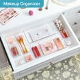 thumbnail image 6 of Sindcom 60 PCS Drawer Organizer, 4-Size Clear Plastic Bins Containers, for Bathroom and Vanity Storage, 6 of 8
