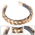thumbnail image 3 of CHOK Bandeau Dur Tressé pour Cheveux pour Femmes - Pièce de Mode Perruques Fraîches Rétro Tresses Épingle à Cheveux Deux Brins, 3 of 7
