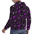 thumbnail image 6 of Picia Yin Yang1 Pattern Casual Men's Hoodie - Lightweight Hooded Sweatshirt with Kangaroo Pocket, Comfortable Pullover for Everyday, Travel-3X-Large, 6 of 7