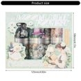 thumbnail image 3 of 6Rolls Scrapbooking Decorative Tape 50mmX2M Scenic Sticker Tape for Notebook Journal Photo Album Craft Embellishments Multicolor, 3 of 4