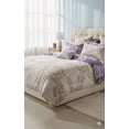 thumbnail image 4 of Say Yes Bedding Hermann White Damask Pattern Reversible 100% Cotton Lightweight Bedding Set, Queen Size 3-Piece Comforter Set, Beige, 4 of 4