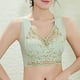 thumbnail image 1 of Sujetador de encaje ajustable, cómodo, sin aros de acero, ropa interior con fruncido, con parte superior holgada, soporte lateral, accesorio transpirable para mujer, 1 of 8