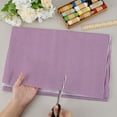 thumbnail image 3 of 1pc Stripe Pattern Cotton Cloth Fabric DIY Doll Clothes Making Plum 1610mm, 3 of 6