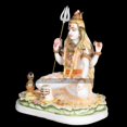 thumbnail image 5 of Shiva Statue, Large 13 inches Shiv Murti, Multicolor Mahadev Shankar Sculpture, Marble Shiv Bholenath Figurine, Hindu Religious God Deity, Big Neelkanth Idol, Perfect Home Temple Housewarming Gifts, 5 of 6