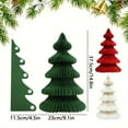 thumbnail image 3 of HCTSHG Paper Christmas Trees, Neutral Honeycomb Xmas Trees 15 Inch, 3D Honeycomb Paper Cozy Table Ornament for Christmas and Holiday Decor, 3 of 5