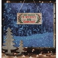 thumbnail image 3 of Panel de decoración de puerta de Navidad, paneles de decoración de invierno de madera, adorno decorativo para interiores y exteriores para el hogar, aula, oficina (grande) Sailing Electrónica, 3 of 5