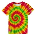 thumbnail image 2 of Razzly Big Girl T Shirt, Tie Dye Summer Graphic T Shirt for Teen Cotton T Shirt Tween Basics Tshirt Shirts for Teens Girls Summer(Red,12-13 Years), 2 of 5