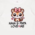 thumbnail image 4 of Inktastic Nana and Papa Grandchild Girl Tiger Girls Baby T-Shirt, 4 of 5