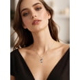thumbnail image 3 of Dorunmo Father Daughter Necklace 925 Sterling Silver Black Crescent Moon Necklace I Love You to the Moon and Back Jewelry Gifts for Daughter from Father, 3 of 6