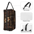 thumbnail image 3 of Goofa Bookshelves Printed Toiletry Bag with Handle,Large Capacity Travel Makeup Cosmetic Bag for Women, Carry on Airport Airline Compliant Bag, 3 of 9