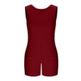thumbnail image 7 of Womens Ribbed Knit Romper - Sleeveless Crew Neck Short Overalls with Pockets, Loose Casual Jumpsuit for Summer (Comfy & Breathable), 7 of 7