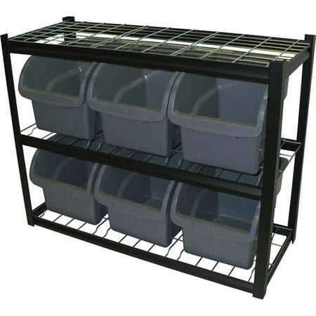 Edsal Steel Bin Shelving Unit, IBU421633