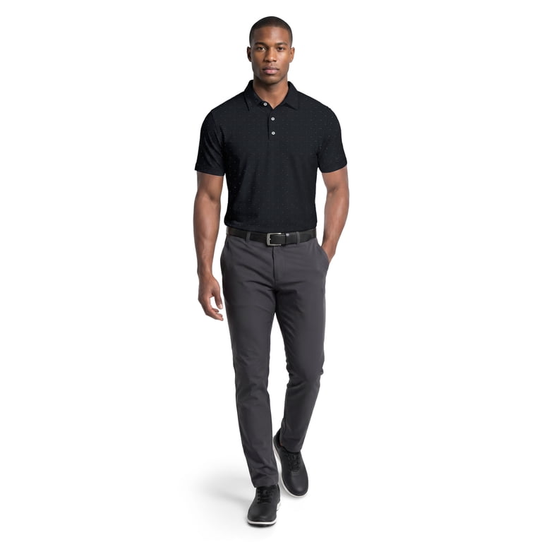 Ben Hogan Men's Gentleman Geo Print Golf Polo Shirt photo 2