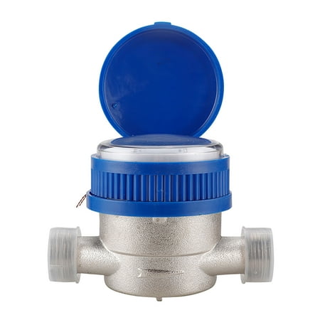 

Dtydtpe Mechanical water meter Digital Wing Pointer Display Household Meter Water Mechanical Type Cold Tools & Home Improvement