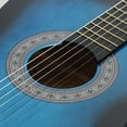 thumbnail image 5 of ZENY 38" Acoustic Guitar for Starter Beginner with  Bag, Strap, Tuner and Pick, Blue, 5 of 10