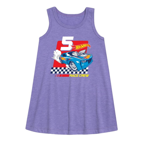 Hot Wheels - Race Crew 5 Yrs - Toddler And Youth Girls A-line Dress