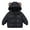 Black, variant on Boy's Waterproof Ski Jacket Winter Warm Thick Snow Coat Windproof Fleece Kids Outdoor Hooded Snowboard Jackets(12-18 Months,Red)