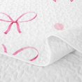 thumbnail image 5 of spefrowx Cute Polka Dot Bow Twin Quilt Set for Girls Boys, Pink Cartoon Print Twin Coverlet Set, 2 Pieces, 5 of 7