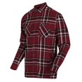thumbnail image 4 of Regatta - Camisa Thamos Cuadro de Manga Larga para Hombre (Morera Especiada) Regatta UTRG7040_spicedmulberry, 4 of 6