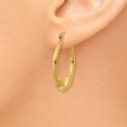 thumbnail image 6 of Auriga Fine Jewelry 14K Yellow Gold Ram Hoop Earrings for Women, 6 of 6