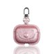 thumbnail image 1 of Estuche de cuero para Airpods Pro 2019, Glitter Bling Sequin Sparkle Estuche lindo de PU Estuche protector a prueba de golpes Skin Slim Metal Broche Llavero Mosquetón - Rosa sincero  electrónico, 1 of 1