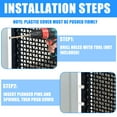 Easy Install Window Screen Fastener Clips Strong Aluminum Screen Spring ...
