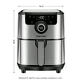 thumbnail image 6 of Chefman 4.5 Quart Square Air Fryer, Dishwasher Safe Basket, 60 Minute Timer, Stainless Steel, 6 of 7