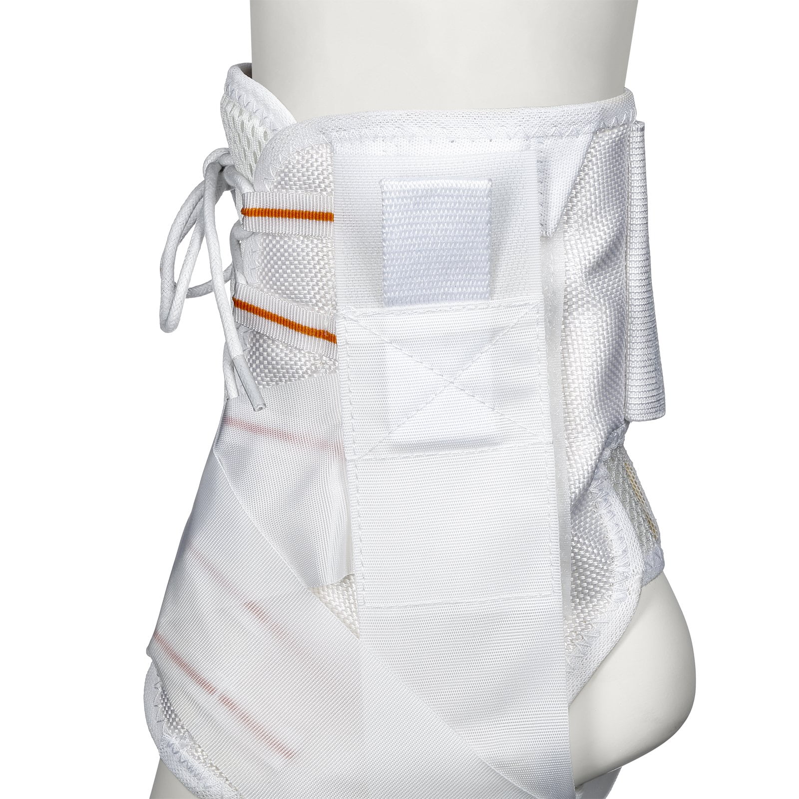 Active Ankle AS1 Pro Ankle Brace, Lace-Up, Low Profile, Protection & Sprain Support, White, Medium