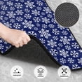 thumbnail image 3 of Fuzoiu Snowflakes On Dark Blue Print Carpet Floor Mats for Car,Car Foot Mat Set,Universal Fit 4 Piece Mat Pad Set,Fits Most Cars Trucks Vans Sedans SUV Auto Carpet Mat Se, 3 of 7