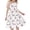 Purple, variant on Zpanxa Girl Dress Girl's Twirly Skater Dress Solid Stretch Short Sleeve Turndown Collar School Recital Dresses Brown 9 Years