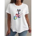 thumbnail image 1 of wear Women"It Is What It Is" Vintage Print Graphic Short Sleeve Casual T-Shirt, 1 of 6