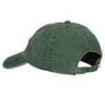 thumbnail image 3 of Camping Hair Don't Care Embroidered Washed Cotton Twill Cap - Dk Green OSFM, 3 of 5