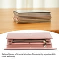 thumbnail image 4 of Large Capacity Women Wallet, PU Leather Fashionable Lady Purse with Multiple Interlayer for Bills, Cards, and Coins, 4 of 7