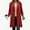 A30 Red, variant on Xdegoge Long Wool Coat Women Single Breasted Peacoat Jacket Warm Notched Lapel Woolen Blend Trench Coats Fashion Winter Clothes with Pockets Outerwear
