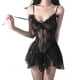 thumbnail image 1 of Gibobby Lencería sexy para mujer Lenceria Sexy, Pijama Sexy, Conjunto de Traje de mucama de lencería Sexy para Mujer(Negro, CH), 1 of 5