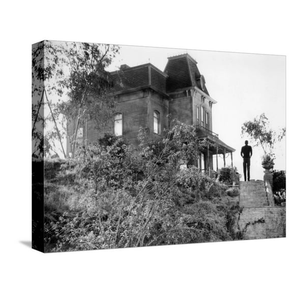 Art.com Psycho, Anthony Perkins, 1960 Stretched Canvas Print Wall Art, 16" x 12"