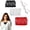 Black White Red, variant on Lady Lace Wearable Mock Camisole Bra Insert Overlay Modesty Panel Vest Can be Used with Breast Pads