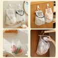 thumbnail image 5 of Sac de Pinces à Linge Réutilisable pour Rangement de Textiles de Maison avec Cintre, Sac en Filet Suspendu pour Rangement par-Dessus la Porte pour la Maison Ou Sacs à Lessive en Filet, 5 of 5