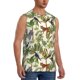 thumbnail image 2 of Fotbe Jungle Animals Men's Camiseta sin Mangas Estampada para Hombres, Playera Casual para Gimnasio, Entrenamiento, Playa-X-Large, 2 of 7