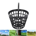 2024 Black Golf Ball Basket Nylon Plastic Golfball Container Golf Ball