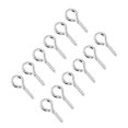 thumbnail image 1 of Small Eye Hooks, Mini Eye Pins Hooks 3Colors 200Pcs / Bag Eye Pins Eyepins Alloy Thread Screw Eye Hooks Jewelry Findings Eye Pins for Jewelry Pendant Making, 1 of 7