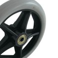 thumbnail image 3 of Roues de Fauteuil Roulant avant en PVC 6 Pouces Robustes Roues Solides Lisses pour Accessoires de Fauteuil Roulant, 3 of 8